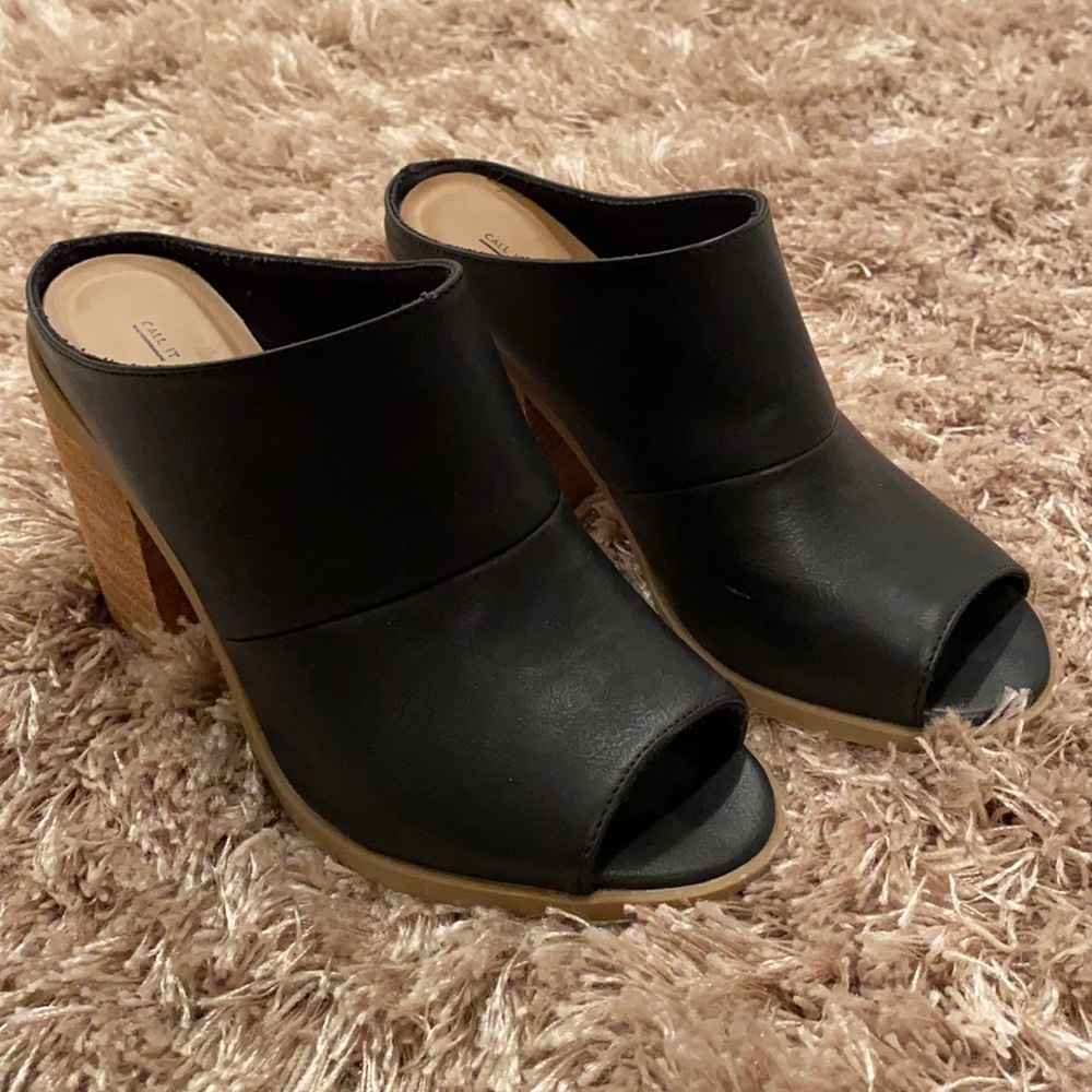 Black heels